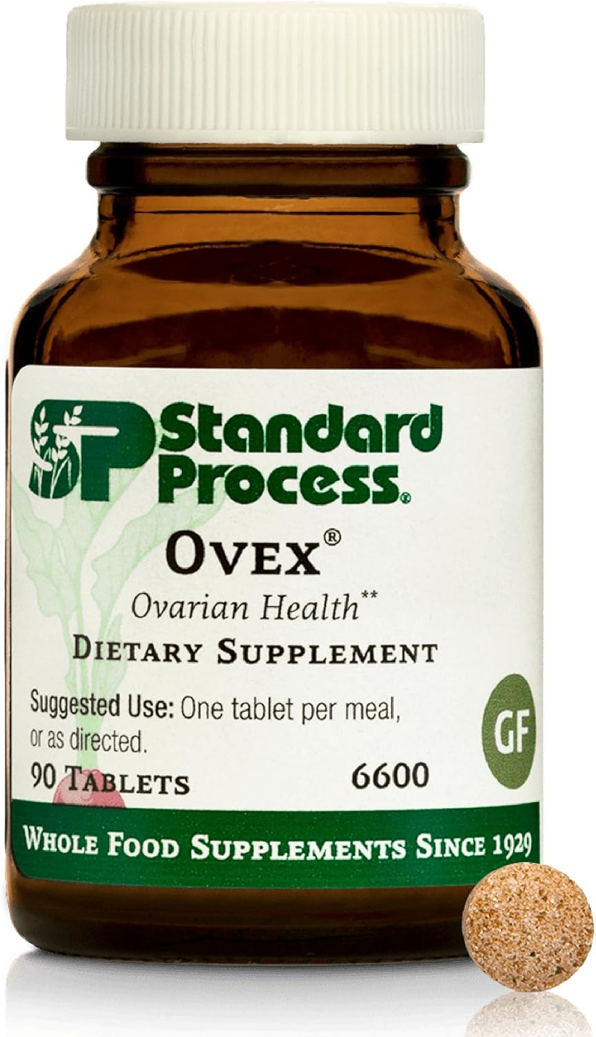 Standard Process Ovex - Suplemento Alimenticio Diario a Base de Alimentos Integrales - 90 Comprimidos (90 Dosis)