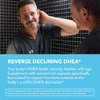 DHEA 50mg - Suplemento de Dehidroepiandrosterona para Hombres y Mujeres - 60 Cápsulas Veganas