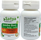 Jambu Beej Forte Cápsulas 500 mg · 60 cáps. vegetales (2 frascos) – Extracto de Jamun (Syzygium Cumini) 10:1 – Suplemento herbal ayurvédico