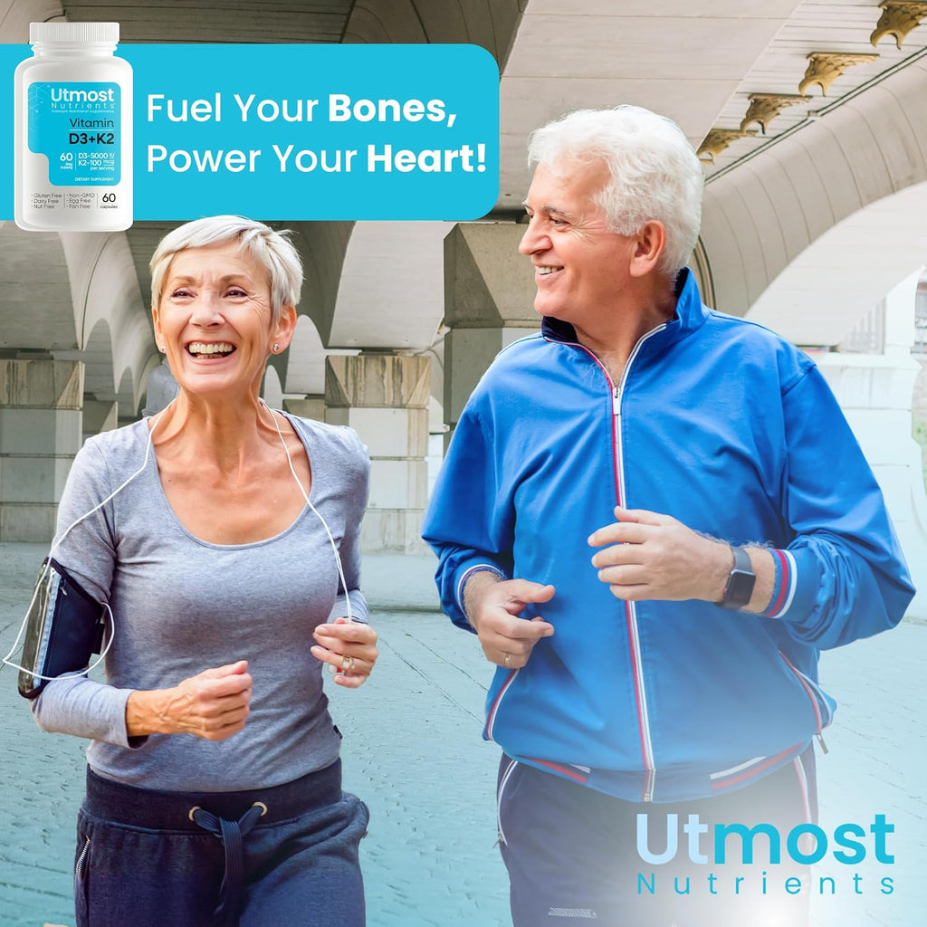 Vitamina D3 5000 UI con K2 100 mcg – Utmost Nutrients