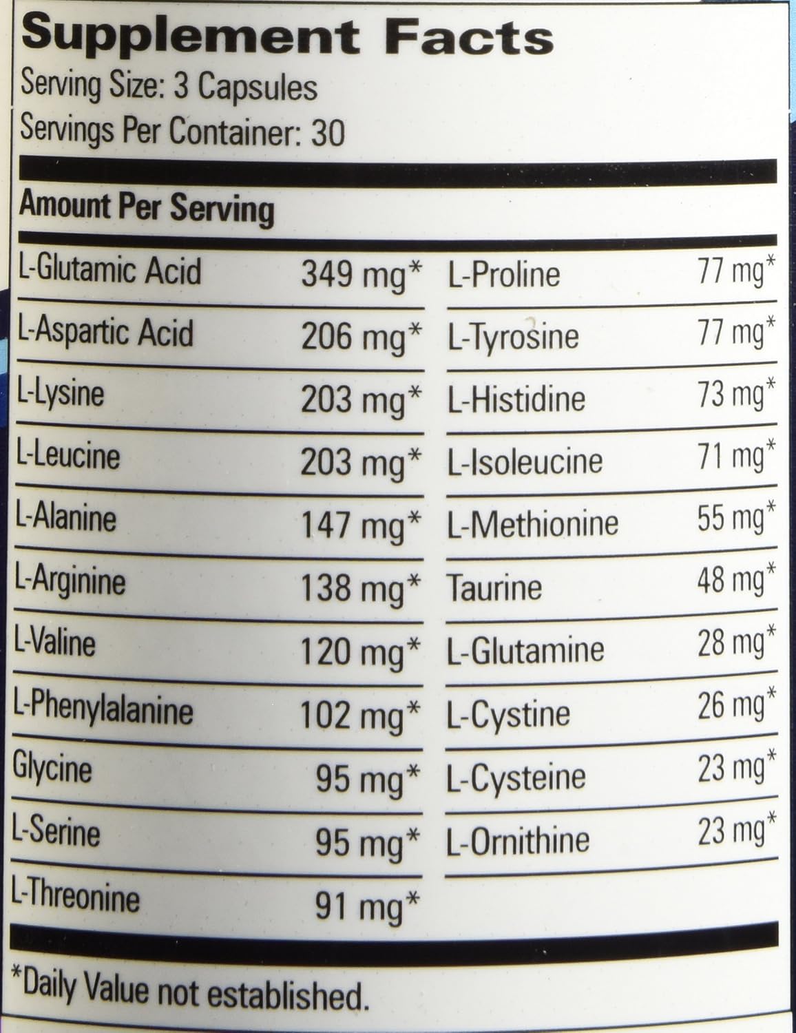 Progressive Labs Amino Blend, 90 Cápsulas