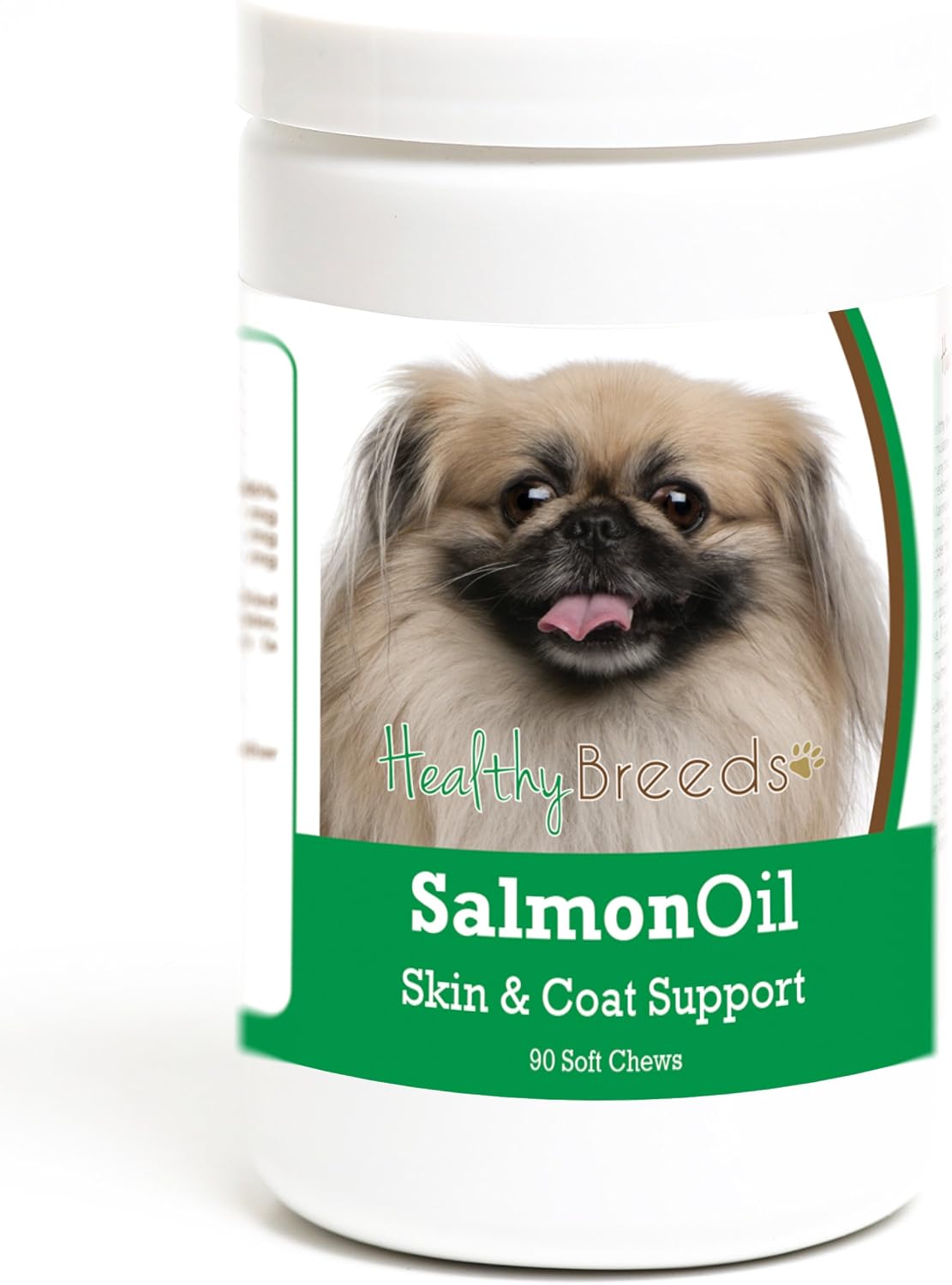 Healthy Breeds Aceite de Salmón para Perros Pekingese - 90 Golosinas Blandas