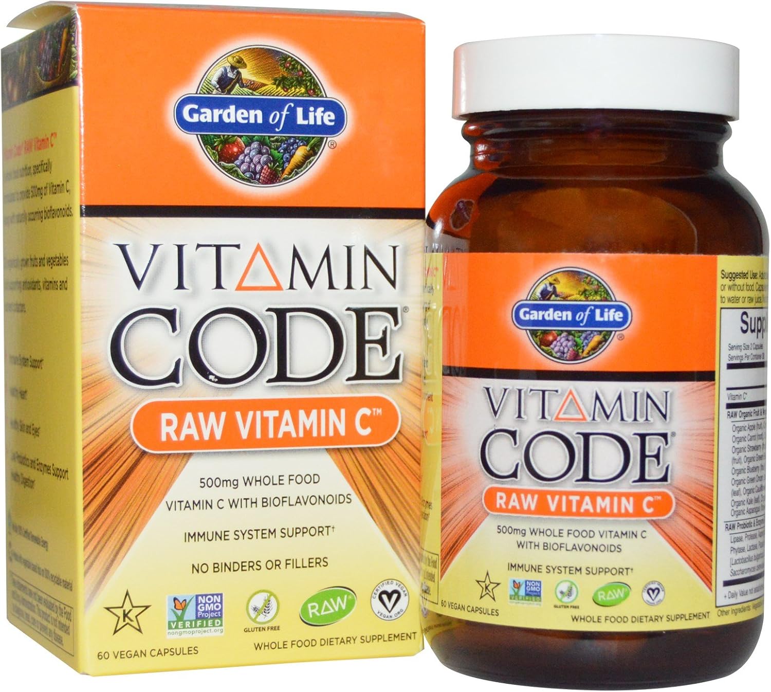 Vitamin Code Garden C Raw - 60 Cápsulas