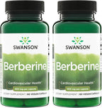 Swanson Berberine HCl 400 mg - 60 Cápsulas Veganas (Pack de 3)