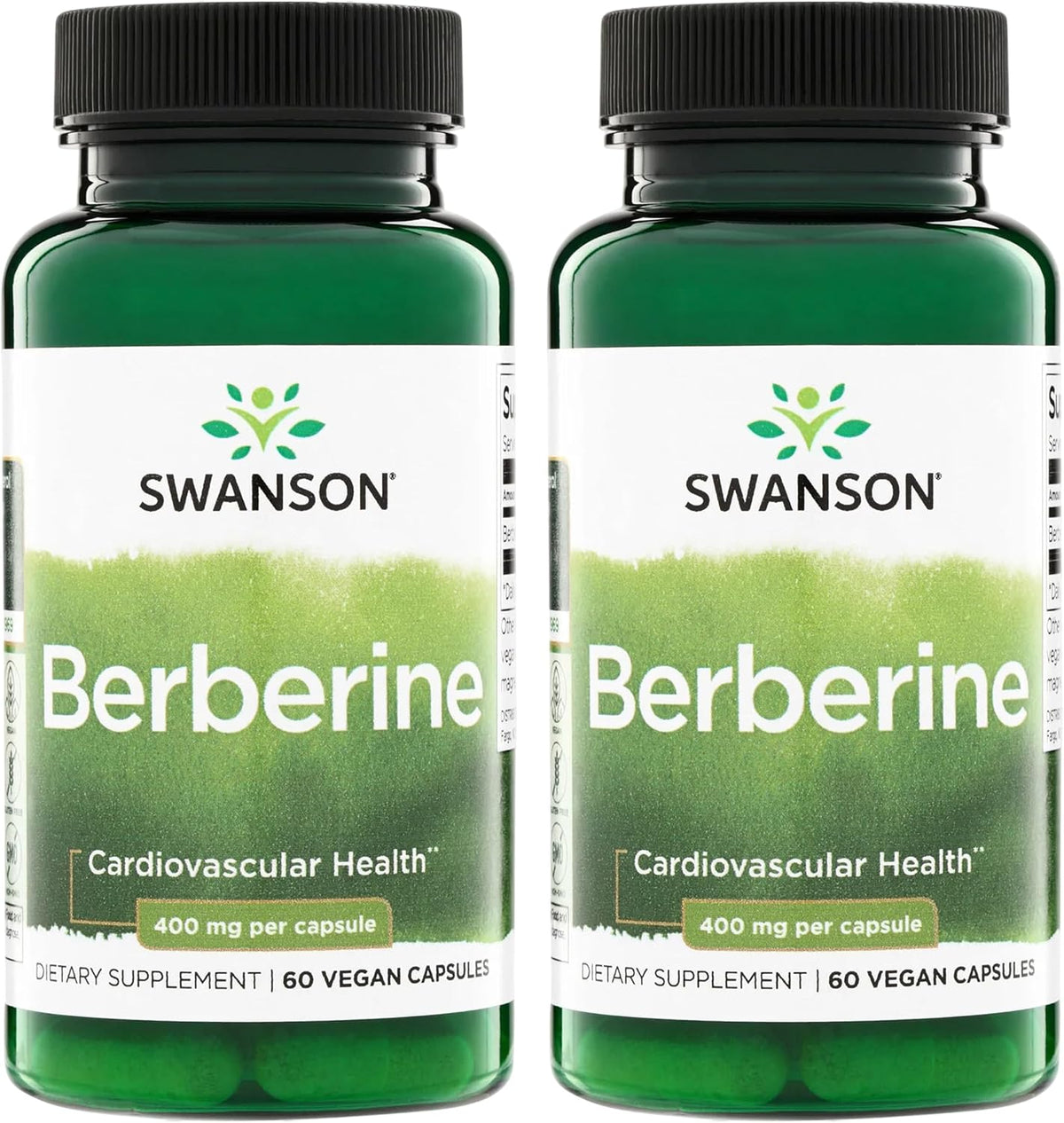 Swanson Berberine HCl 400 mg - 60 Cápsulas Veganas (Pack de 3) – Image 6