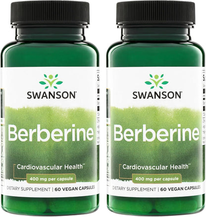 Swanson Berberine HCl 400 mg - 60 Cápsulas Veganas (Pack de 3) – Image 6