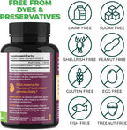 ForestLeaf DHEA 100mg - 90 Cápsulas - Suplemento de DHEA Micronizado