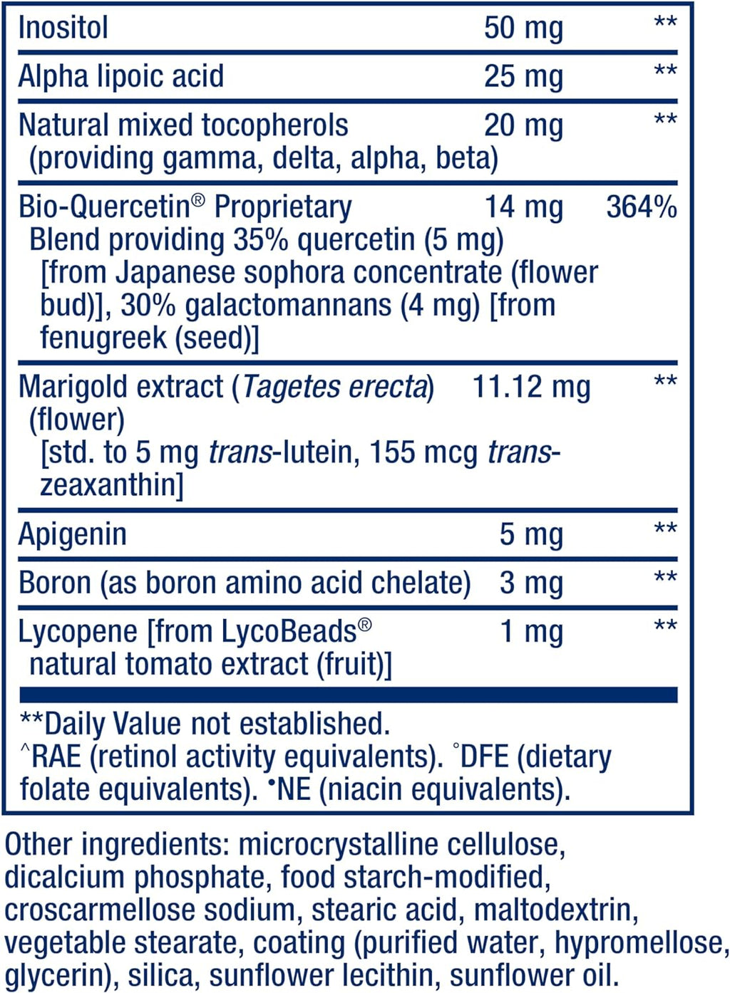 Life Extension One-Per-Day Multivitamin 60 Comprimidos