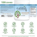 100% Bovine Colostrum Powder, 120 Servings (184 g)
