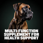 Bully Max Multivitamínico 9-en-1 para Perros, 75 Masticables Blandos - Suplemento con Glucosamina, Probióticos y Omega-3