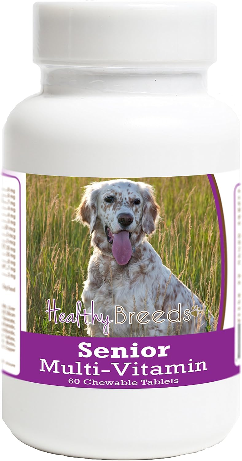 Healthy Breeds English Setter Senior Dog Multivitamin Tablets 60 Count
