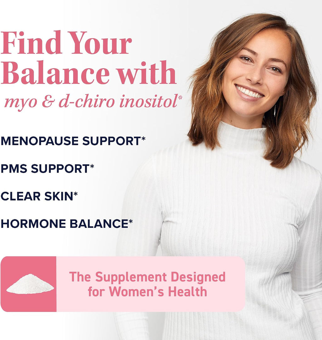 Myo-Inositol & D-Chiro Inositol en Polvo | Proporción 40:1 | 2000mg Myo + 50mg D-Chiro | 60 Dosis