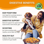 Olewo Original Carrots for Dogs - Fiber for Firm Stool, Dehydrated Topper, Skin & Coat Support, 1 lb