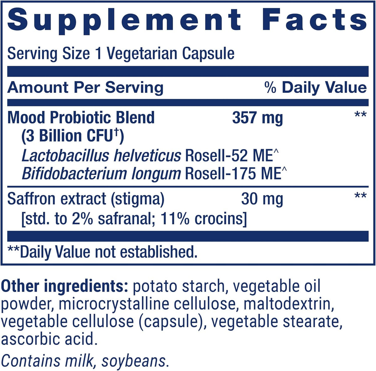 Life Extension FLORASSIST® Probiotic Mood Improve - Probiótico y Azafrán para el Estado de Ánimo – Image 3