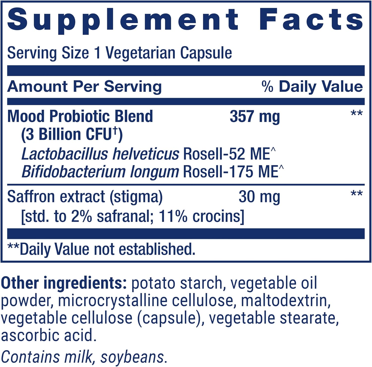 Life Extension FLORASSIST® Probiótico Mood Improve - 30 Cápsulas