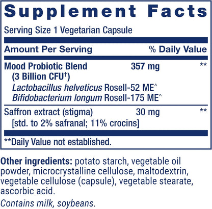 Life Extension FLORASSIST® Probiótico Mood Improve - 30 Cápsulas – Image 3