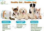PureOptima Probióticos para Perros, Masticables con Enzimas Digestivas y Prebióticos, 120 Unidades
