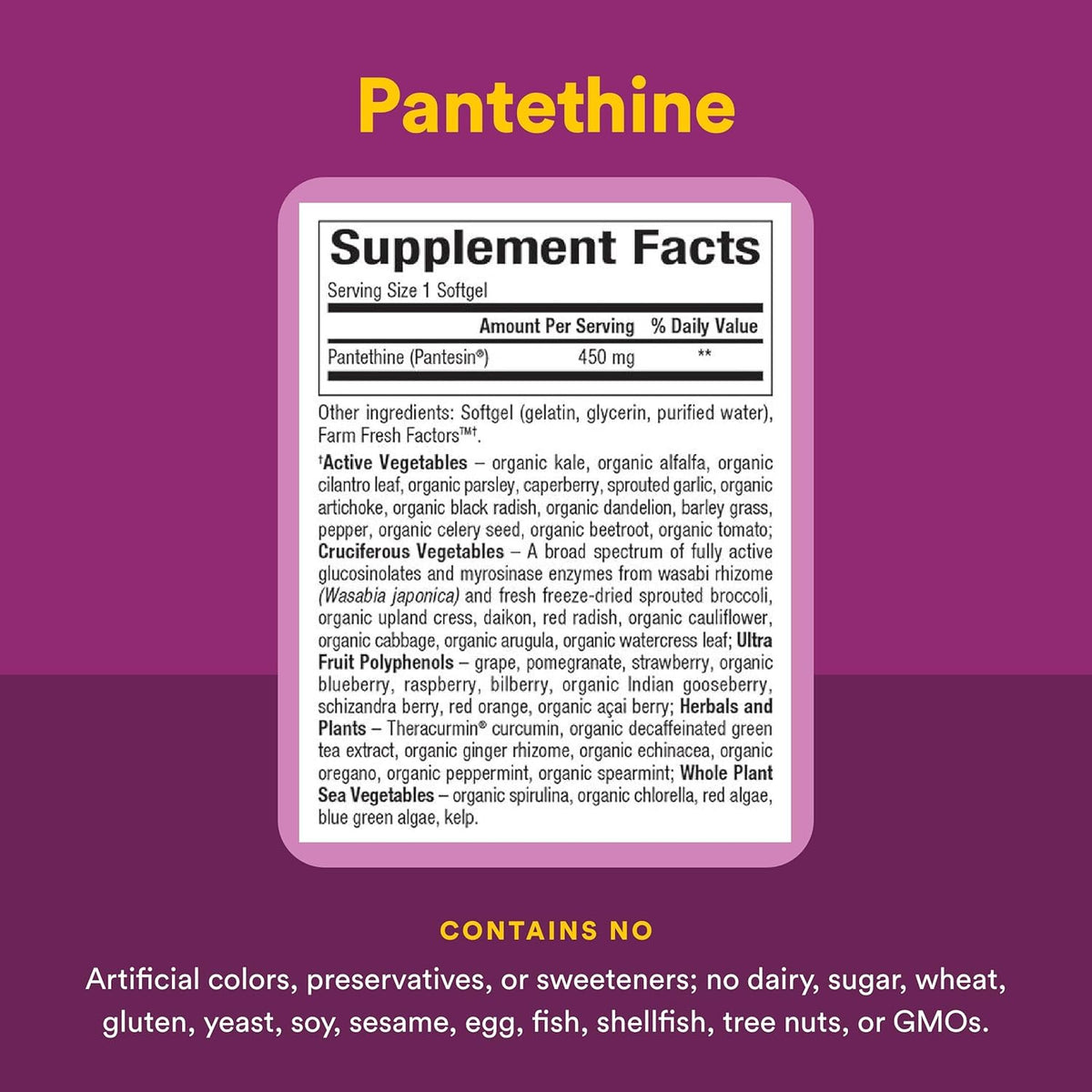 Natural Factors BioCoenzymated Pantethine - – La síntesis y el metabolismo normales de las hormonas esteroides, la – Image 4