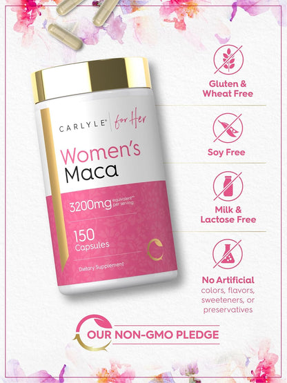 Carlyle Cápsulas de Raíz de Maca para – Apoyo a la vitalidad y la energía: La maca se ha utilizado – Image 5