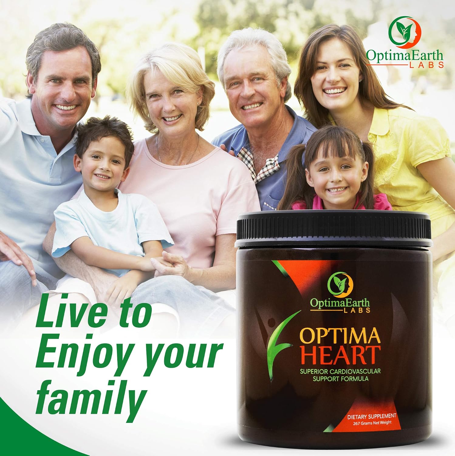 Optima Heart - Vitamina C y L-Lisina en Polvo de Alta Dosis (3.000 mg cada una, 30 raciones)