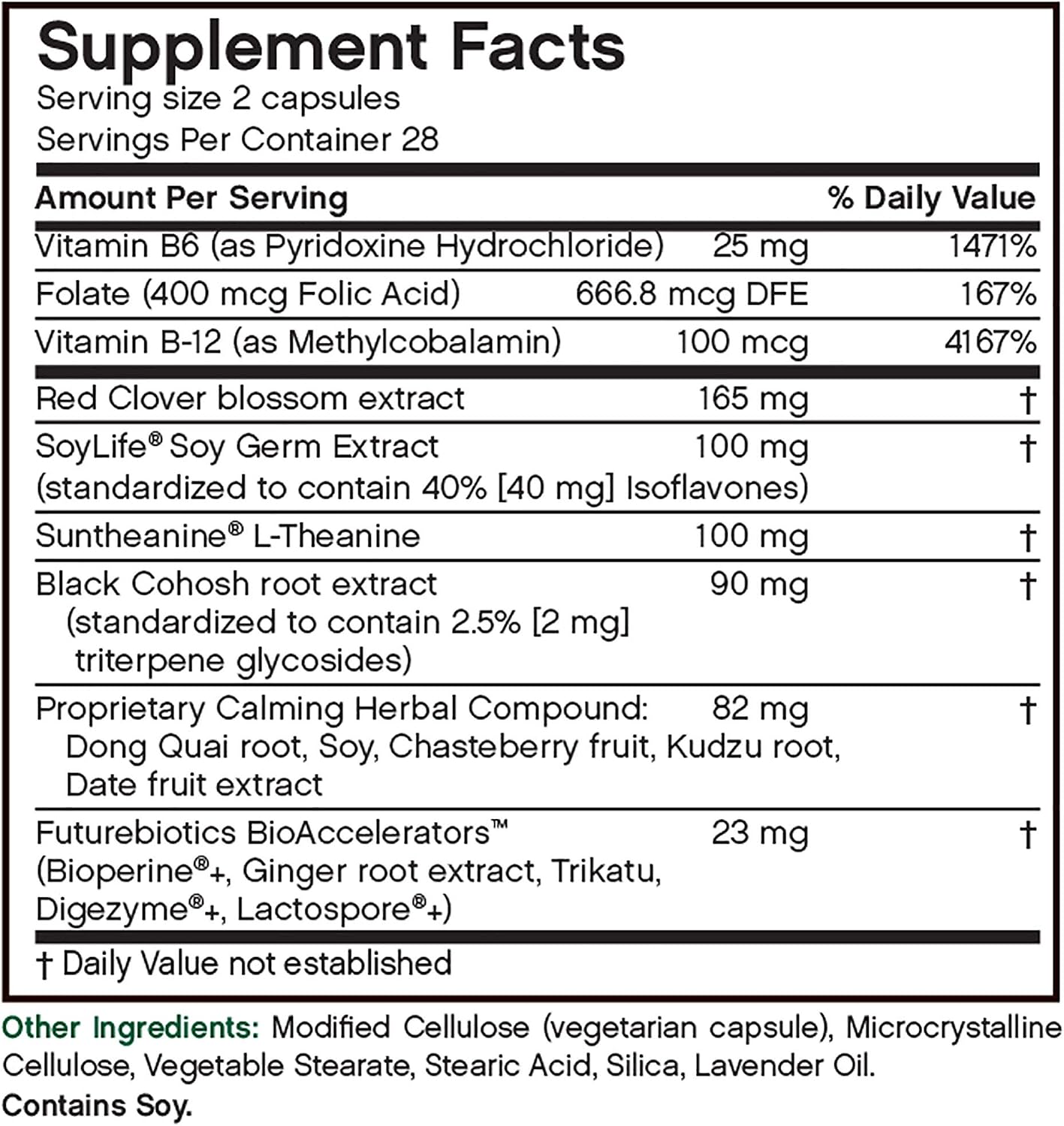 Futurebiotics Estrocomfort Cápsulas Vegetales, 56 Cápsulas