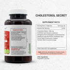 Secrets of the Tribe - Cholesterol Secret, Fórmula de Lípidos Sanguíneos, Suplemento Herbal (120 Cápsulas)