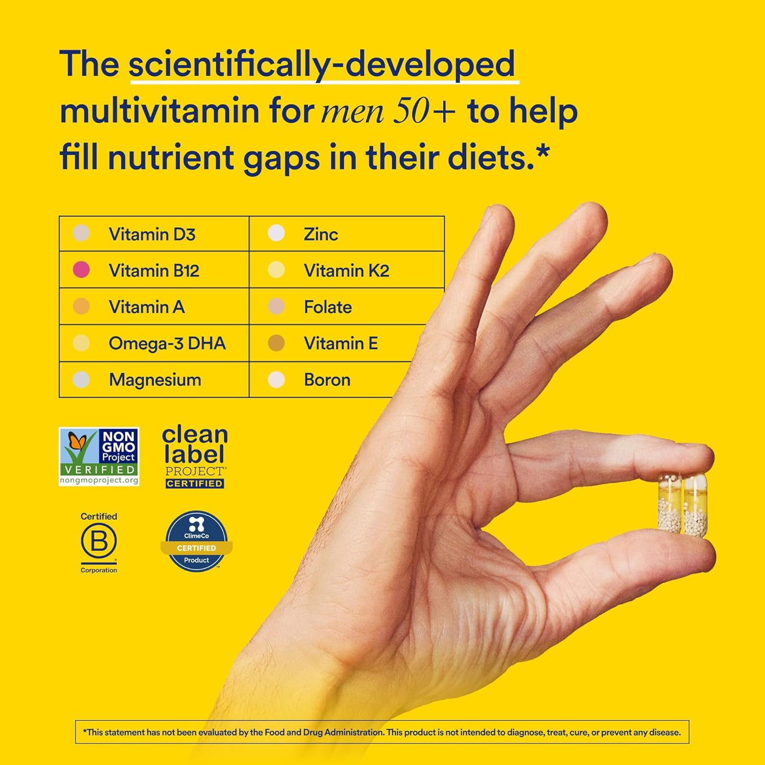 Ritual Multivitamínico Diario para Hombres 50+ - 60 Cápsulas