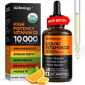Vitamina D3 10000 UI (250 mcg) Líquida Orgánica – IQ Biology