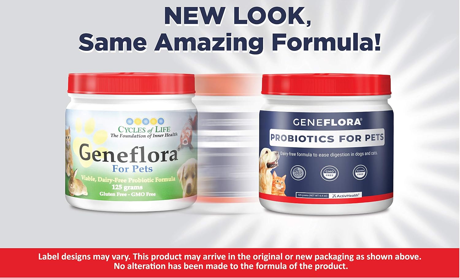 Geneflora Probiotics for Dogs, Digestive Enzymes & Prebiotics, 3.2 oz (Powder)
