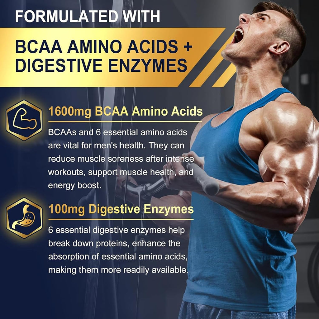 Nextdia Multivitamínico Metilado para Hombres Gummies (2 Paquetes) - Sin Azúcar, Vegano - Completo con BCAA, Vitaminas y Minerales