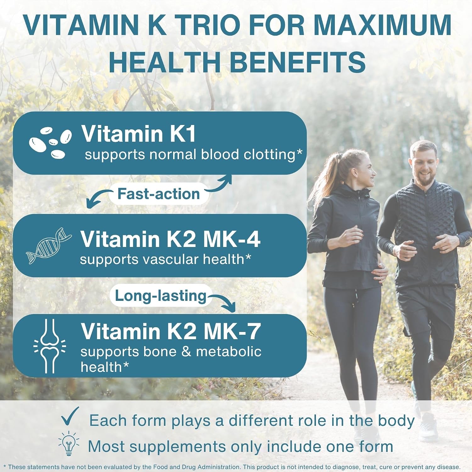 Igennus Complejo de Vitamina K de Alta Potencia, K1 y K2 (MK-4 y MK-7), 90 Cápsulas