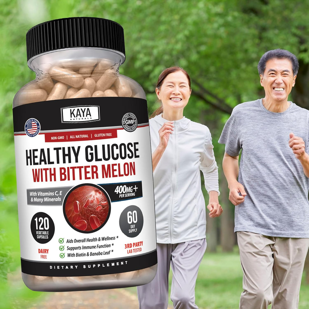 Kaya Naturals Healthy Gluco con Bittermelon – 120 Comprimidos