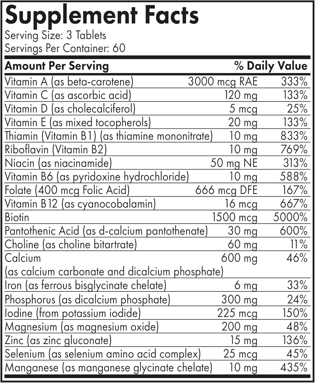 Futurebiotics Hair, Skin & Nails Multivitamínico de Belleza con Biotina - 180 Comprimidos
