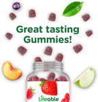 Lifeable Vitamin D3 Gummies 5000 IU - 90 Gominolas para Adultos