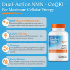 Doctor's Best NMN + CoQ10, 60 Cápsulas Veganas