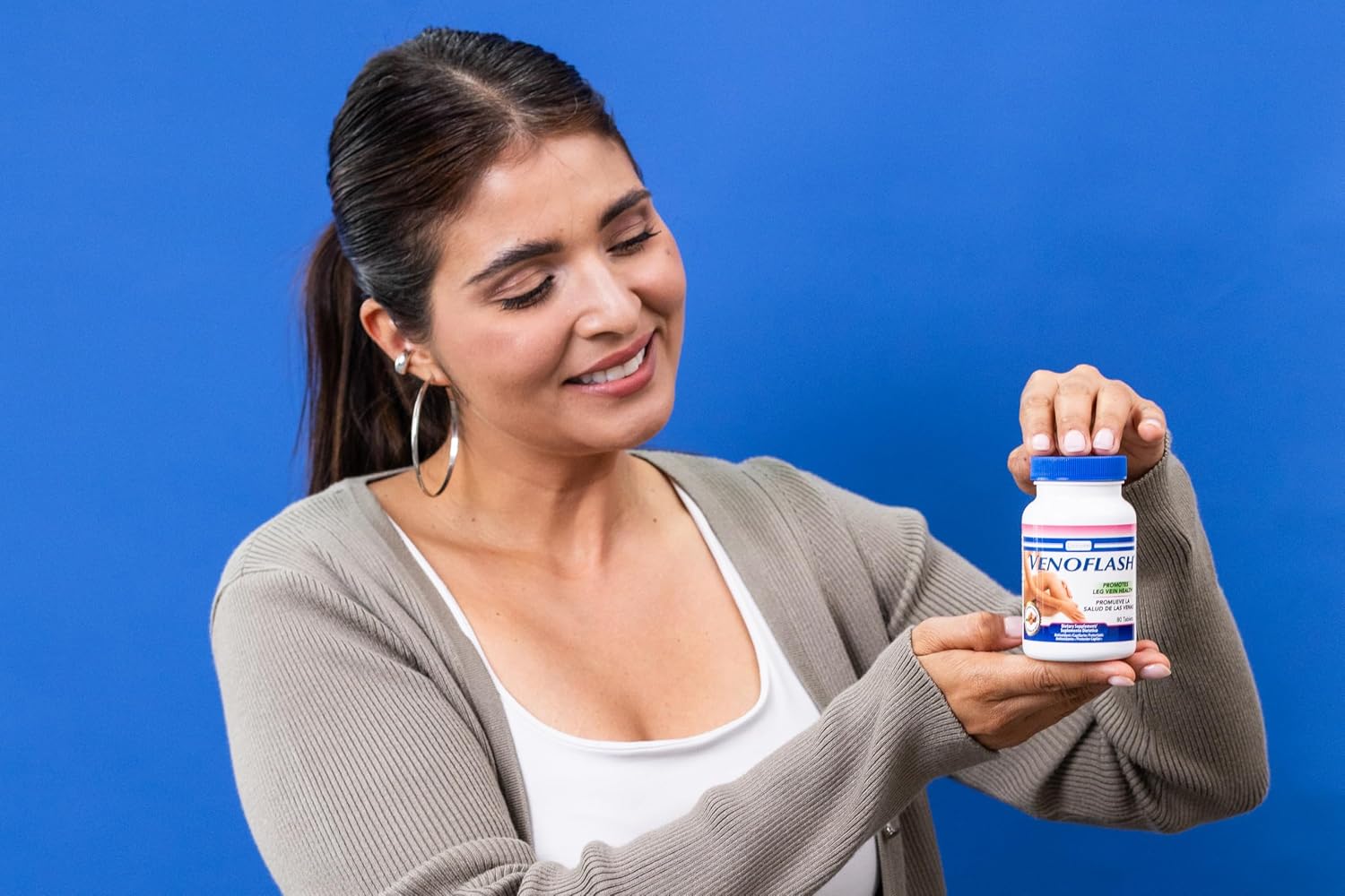 Venoflash Regular - Suplemento para la Salud de las Venas, 80 Comprimidos