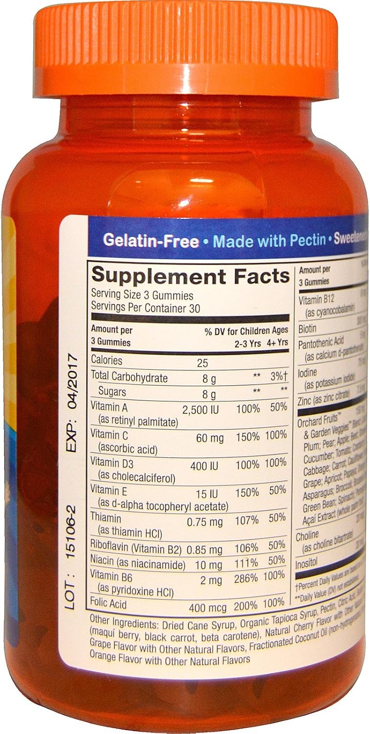 Alive! Gomitas multivitamínicas para niños (sabores variados) - 90 gominolas