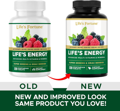 Life's Energy Advanced Daily Multivitamin – Magnesio: contribuye a la función muscular normal y a la reducción del – Image 6