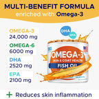 GOODGROWLIES Omega 3 Aceite de Pescado para Perros (180 Snacks Masticables)