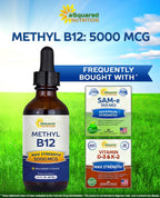 aSquared Nutrition Vitamina B12 5000 mcg Gotas Sublinguales con Metilcobalamina - 60 ml