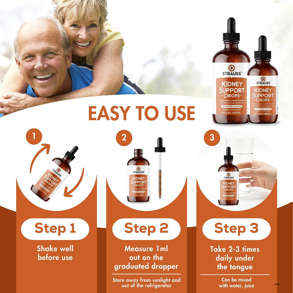 Strauss Naturals Kidney Support Supplement – 100 ml