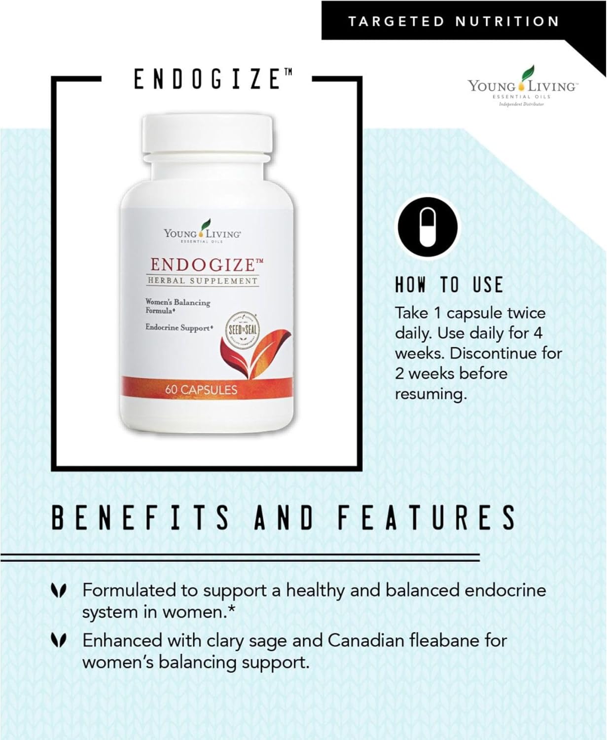 Young Living EndoGize 60 Cápsulas