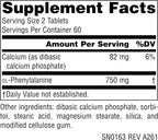 Source Naturals DLPA DL-Fenilalanina 375mg – 120 Comprimidos