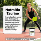 NutraBio Polvo de Taurina 500g | L-Taurina Pura Grado USP