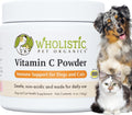 Wholistic Pet Organics Vitamina C en Polvo para Perros y Gatos - Alivio de Alergias y Picazón - Apoyo Inmunológico - 113 g