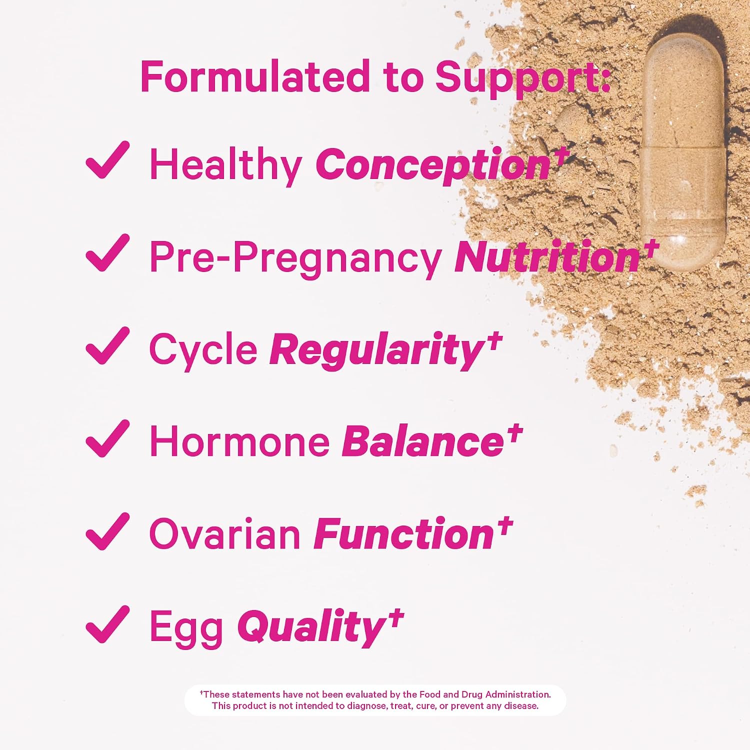 Pink Stork Pack de Fertilidad: Té de Concepción + Suplemento con Inositol, Vitex, Folato y Ashwagandha