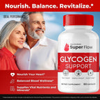 Super Flow Glycogen Support, Cápsulas para el Apoyo Glucogénico (5 Paquetes)