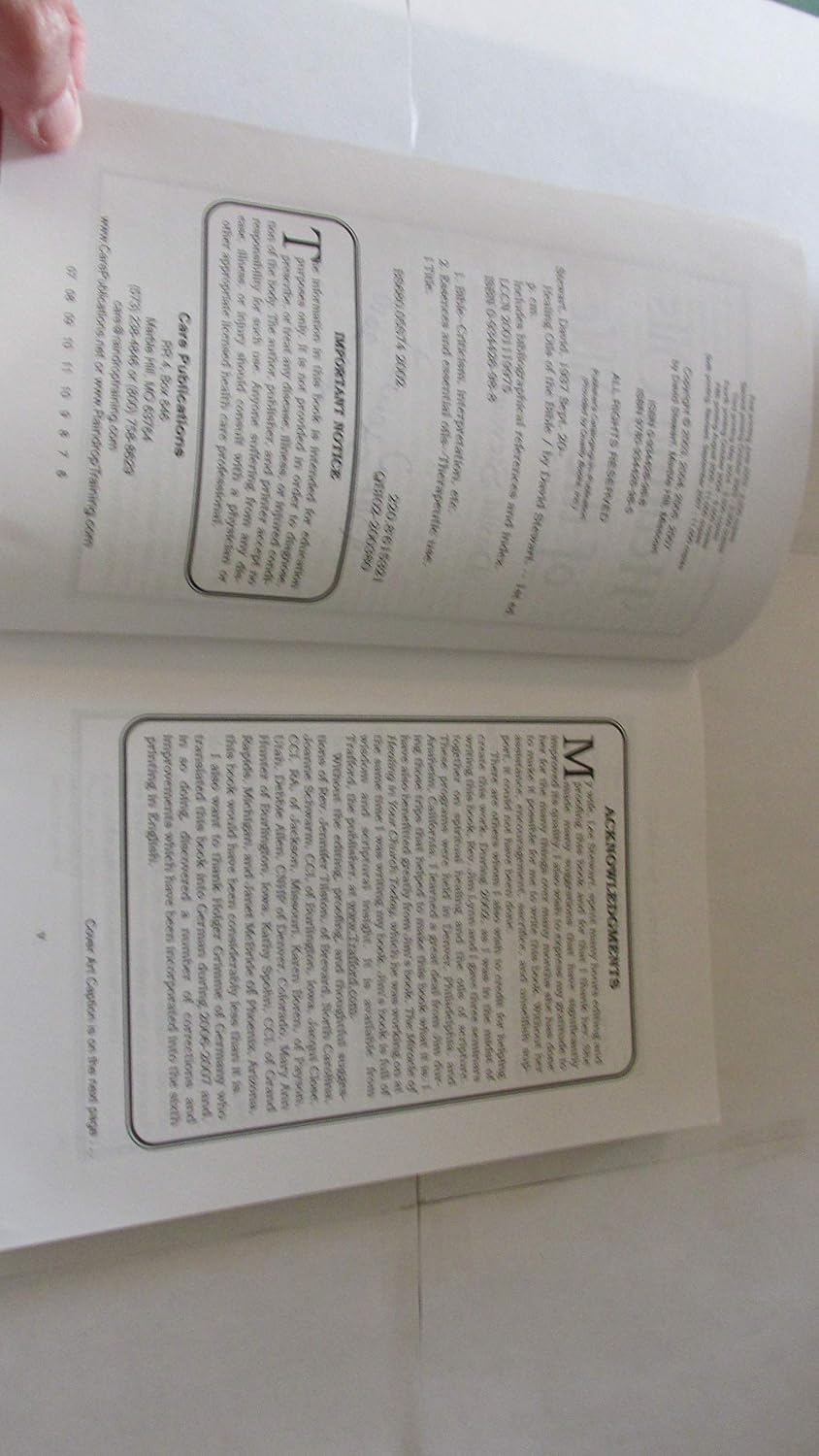 Los Aceites Curativos de la Biblia