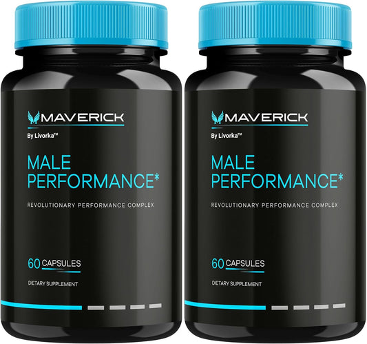 Maverick Cápsulas - Suplemento Oficial para Hombres, Fórmula Avanzada para Vitalidad y Resistencia, Ingredientes Naturales, 2 Paquetes (120 Cápsulas)