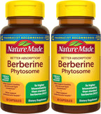 Nature Made Berberina Phytosome Absorción Mejorada, 1100 mg, 60 Cápsulas